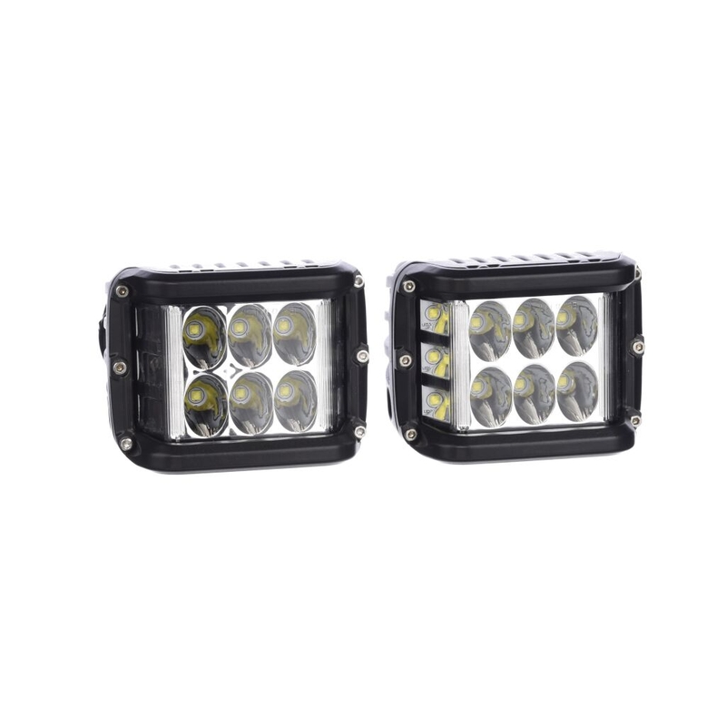 LED žibintai keturračiams motociklams SHARK LED SINGLE SIDE SHOOTER, CREE LED, 45W SET