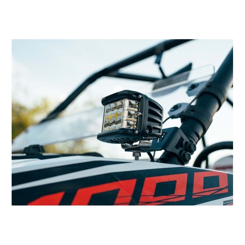 LED žibintai keturračiams motociklams SHARK LED SINGLE SIDE SHOOTER, CREE LED, 45W SET