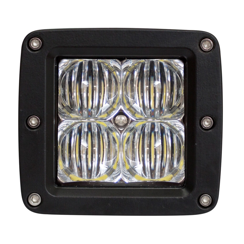 LED lemputė keturračiams motociklams SHARK LED WORK LIGHT, CREE LED, 16W 5D REFLECTOR