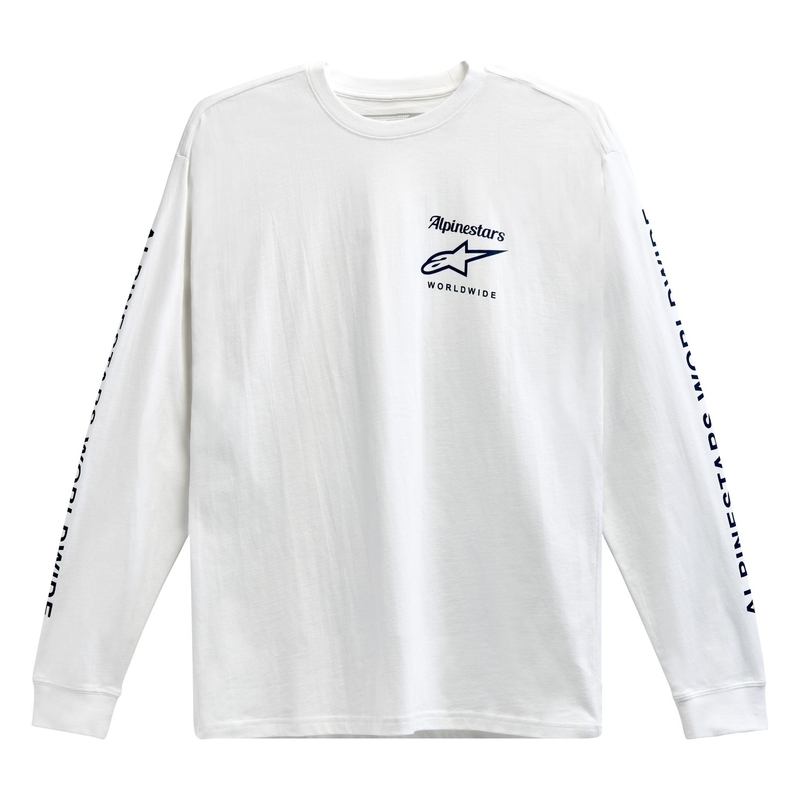"Alpinestars Authenticated Tee" triko balta ir juoda