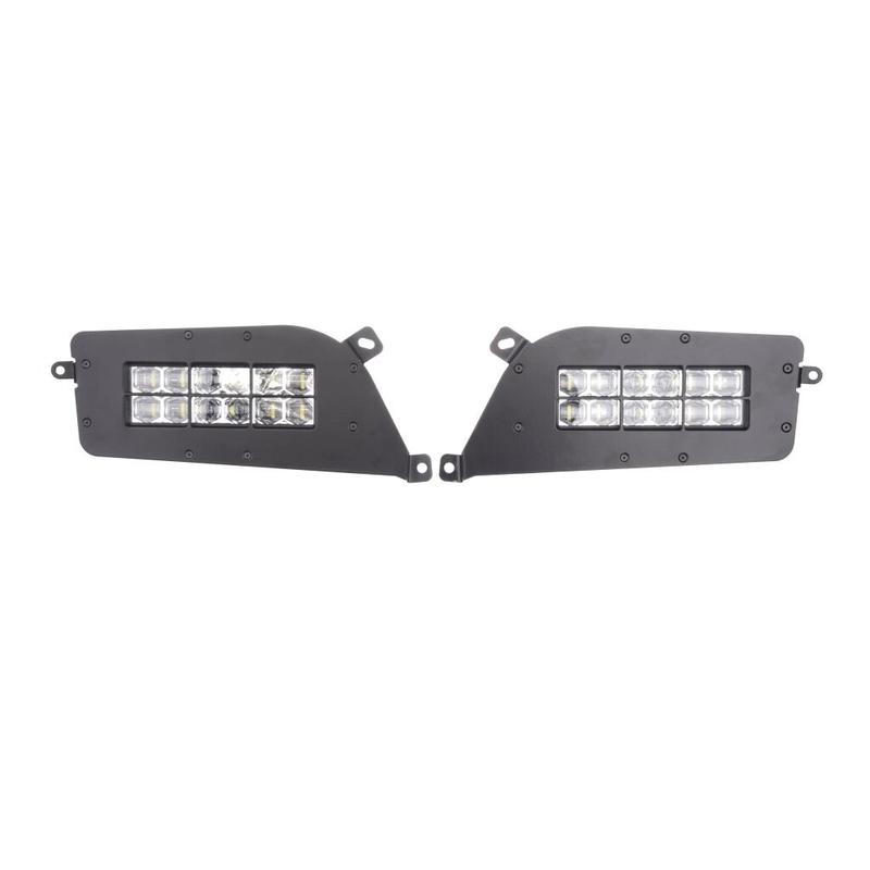 LED priekiniai žibintai SHARK LED priekiniai žibintai, skirti POLARIS keturračiams motociklams, visureigiams su galiniu apšvietimu, 2KS