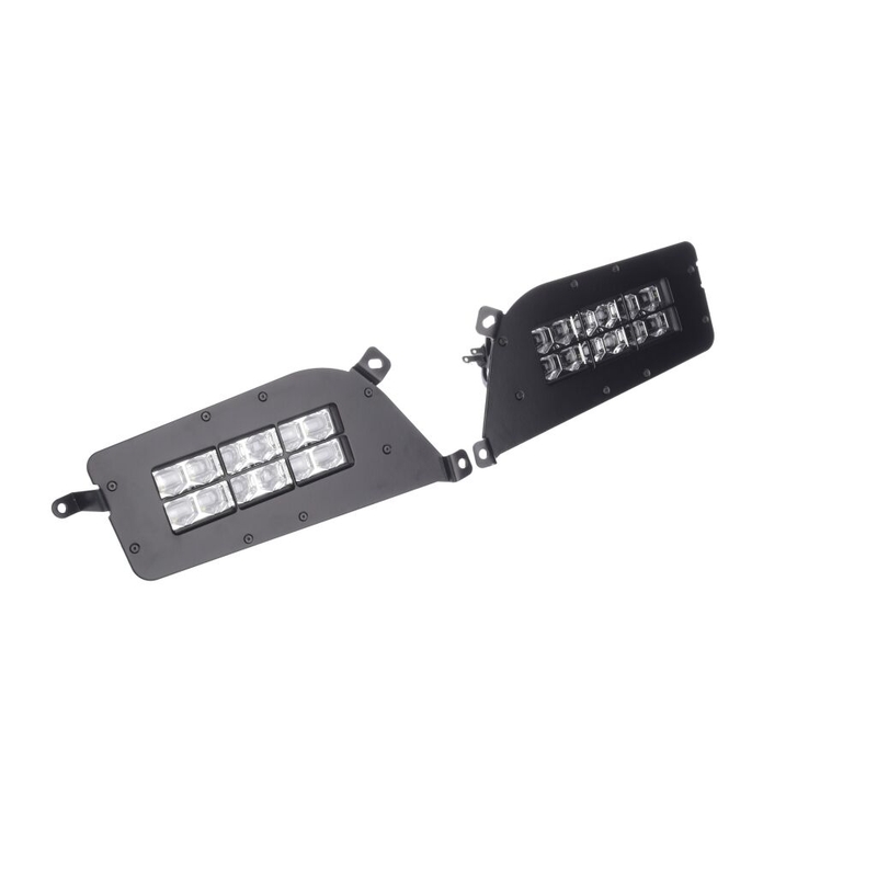 LED priekiniai žibintai SHARK LED priekiniai žibintai, skirti POLARIS keturračiams motociklams, visureigiams su galiniu apšvietimu, 2KS