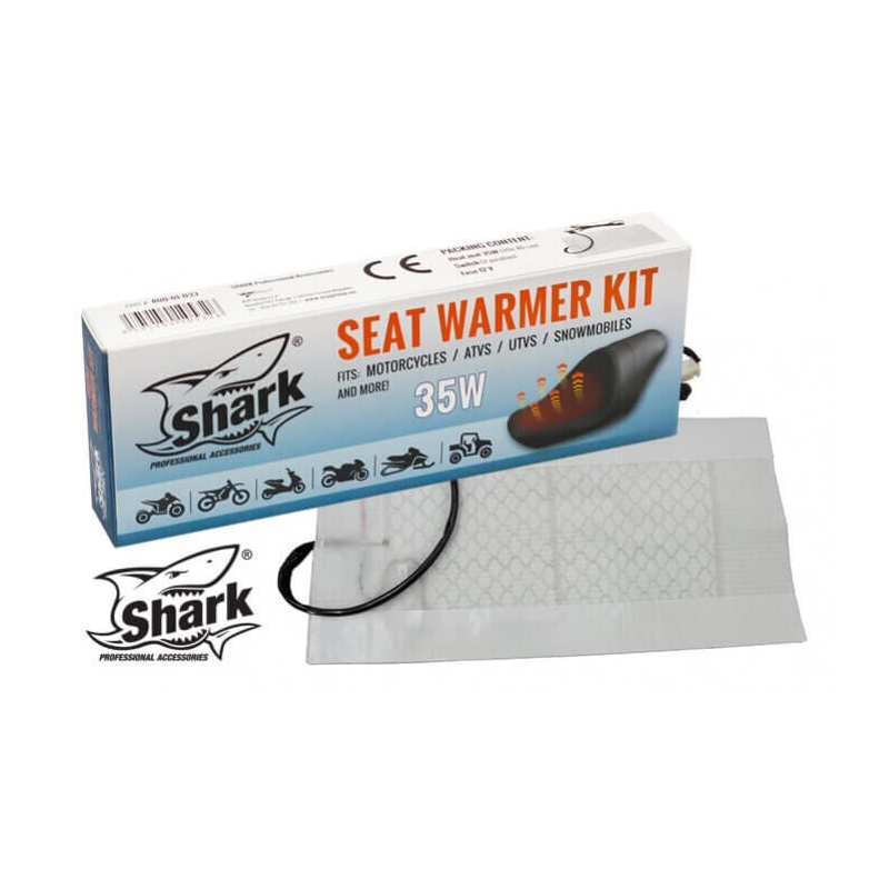 Universalus elektrinis sėdynių šildytuvas SHARK 12V, 35 WATT
