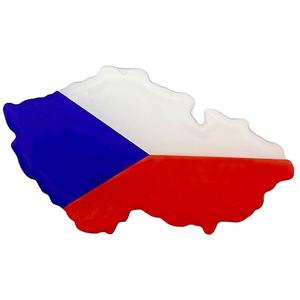 Čekijos Respublikos 3D lipdukų žemėlapis