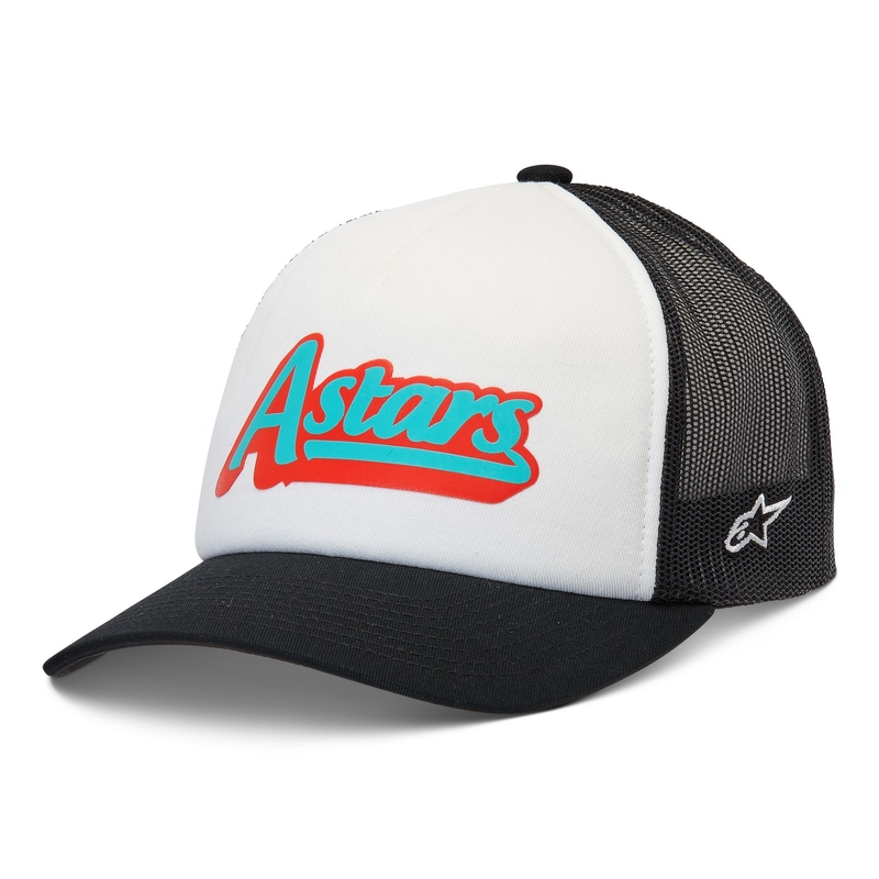 Alpinestars Delivery Trucker kepurė balta ir juoda