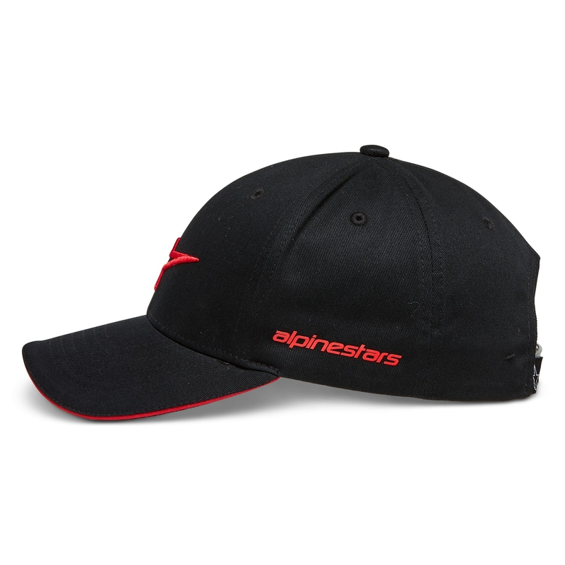 Alpinestars Rostrum kepurė juoda ir raudona