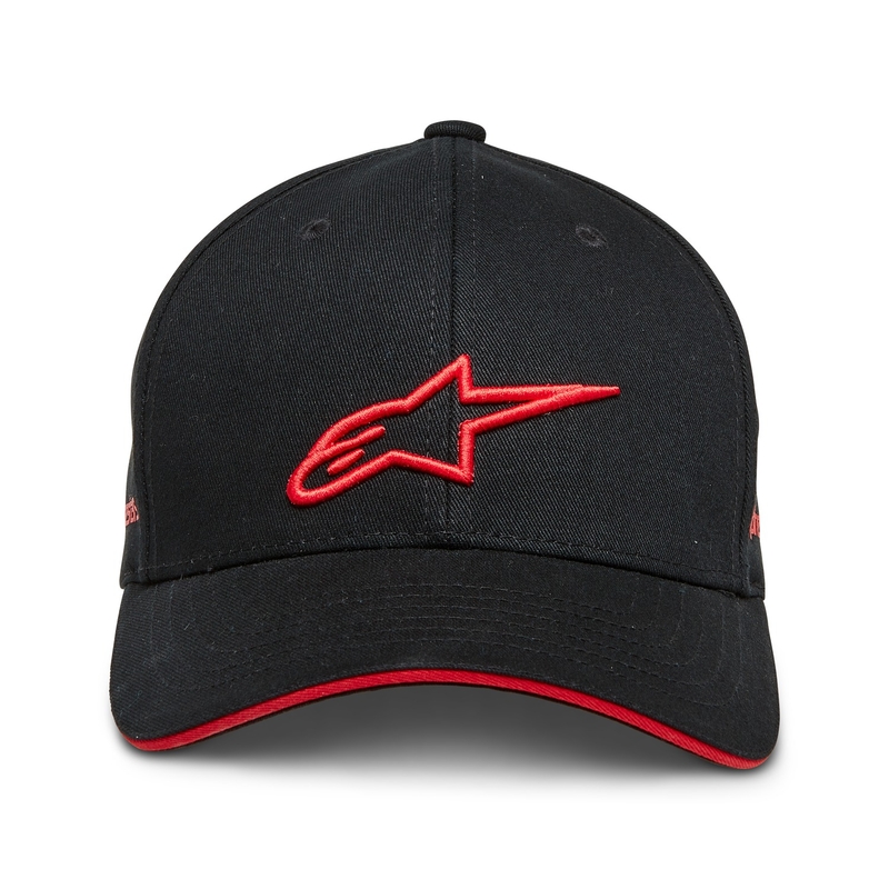 Alpinestars Rostrum kepurė juoda ir raudona