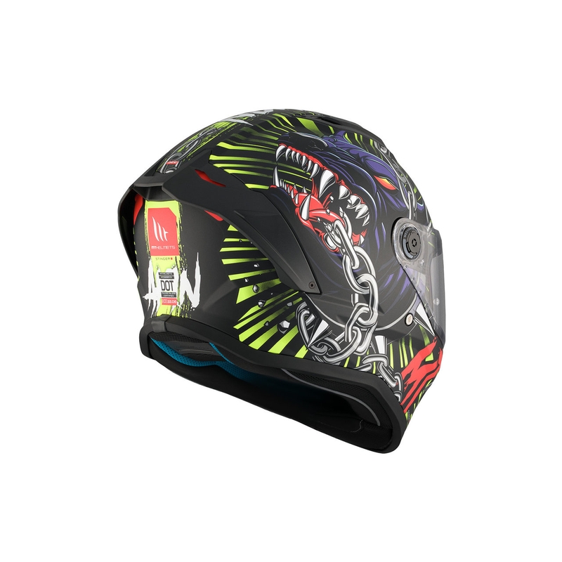 MT Stinger 2 Akin integralus motociklininko šalmas matinis