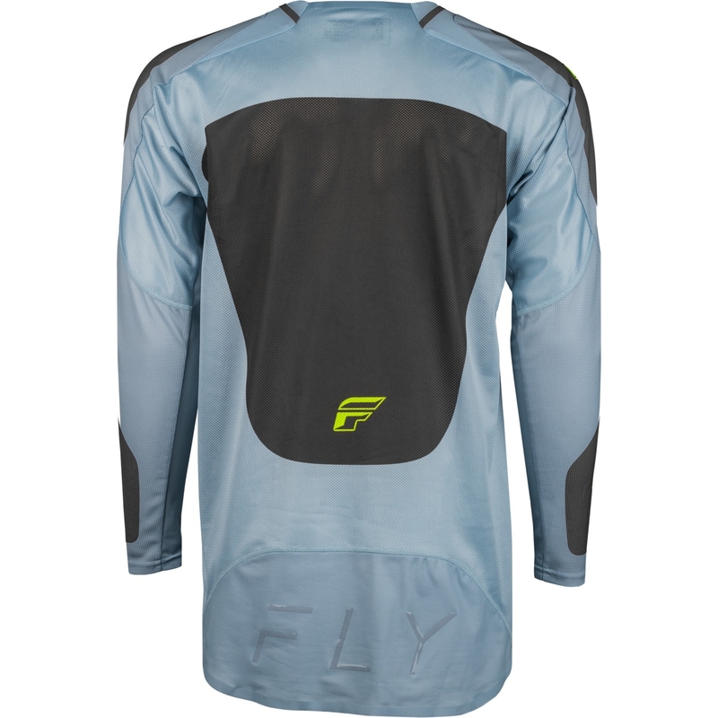 Motokroso marškinėliai FLY Racing Evolution DST pilkai-juoda-fluo žalia išpardavimas