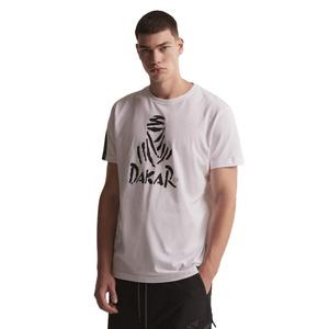 Marškinėliai DAKAR DKR Logo 123 white išpardavimas