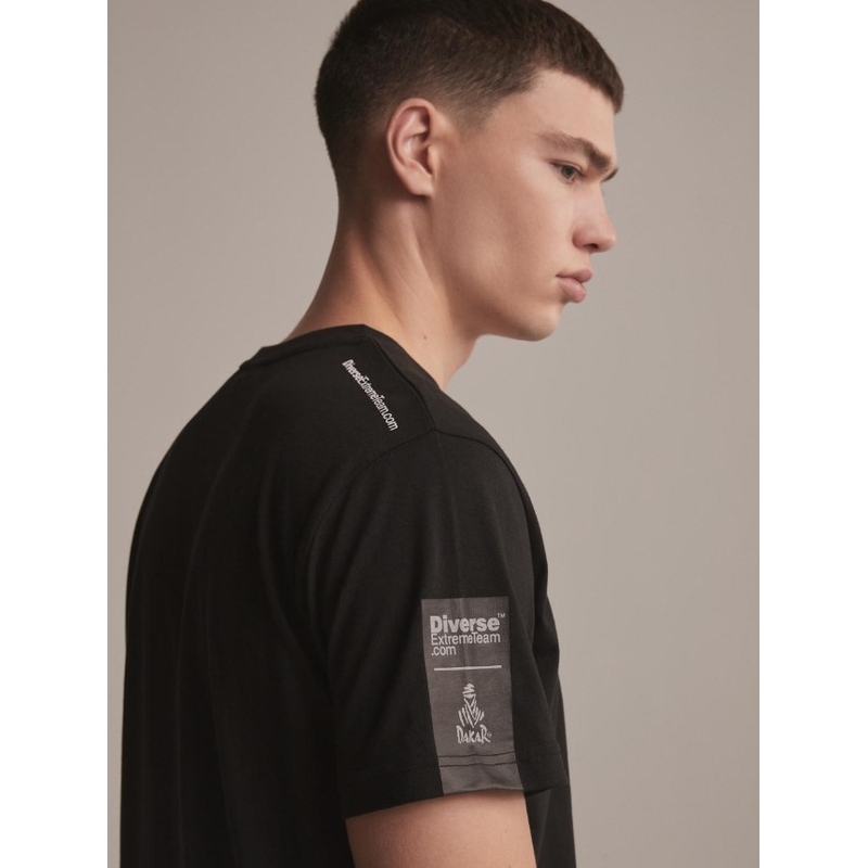 Marškinėliai DAKAR DKR Logo 123 black