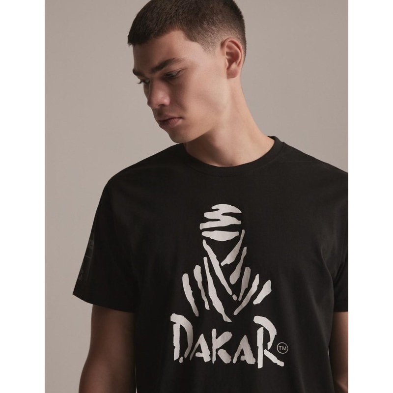 Marškinėliai DAKAR DKR Logo 123 black