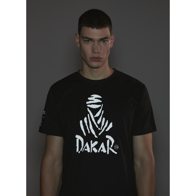Marškinėliai DAKAR DKR Logo 123 black