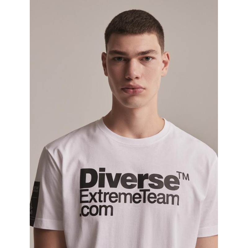 Marškinėliai DAKAR DKR Logo 23 balti