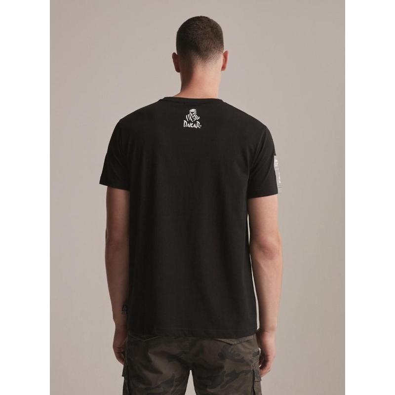 Marškinėliai DAKAR DKR Logo 23 black