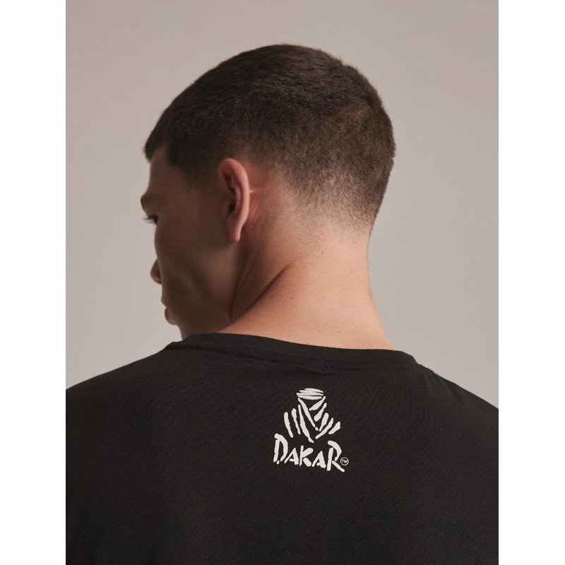 Marškinėliai DAKAR DKR Logo 23 black