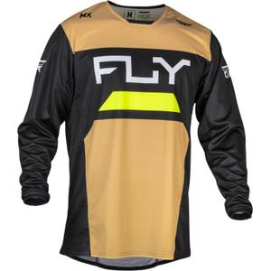 Motokroso marškinėliai FLY Racing Kinetic Reload yellow-black-fluo yellow