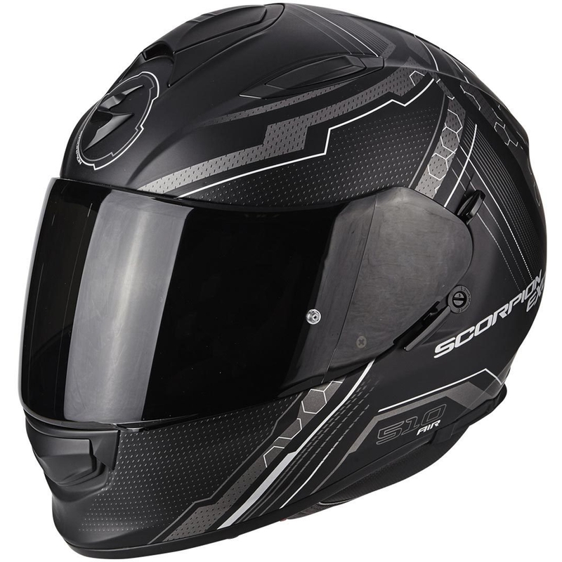 Integrální přilba na motorku Scorpion EXO-510 Air Sync černá matná-stříbrná výprodej