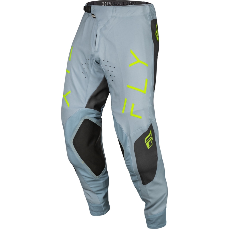 Motokrosové kalhoty FLY Racing Evolution DST 2024 šedo-černo-fluo zelené výprodej