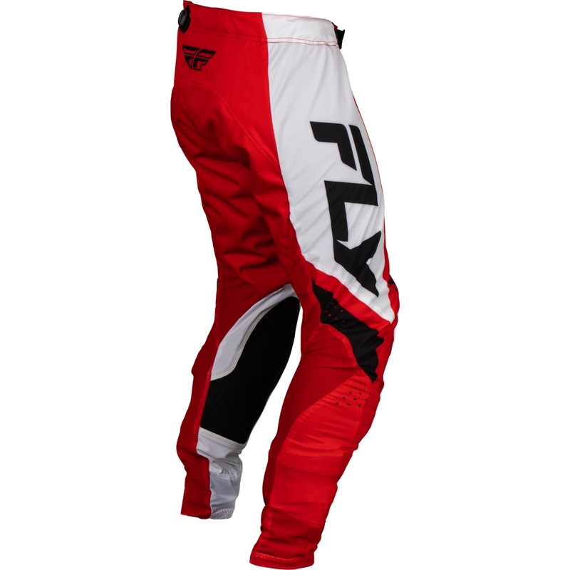 Motokrosové kalhoty FLY Racing Lite 2024 červeno-bílo-černé