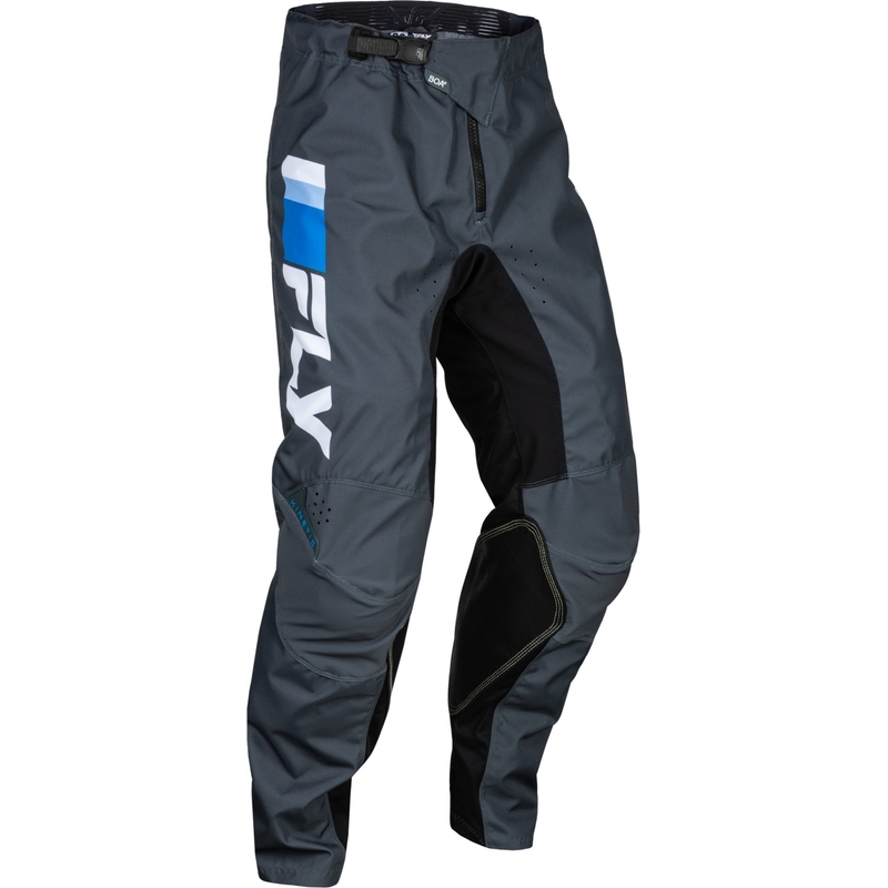Motokroso kelnės FLY Racing Kinetic Prix blue-grey-white