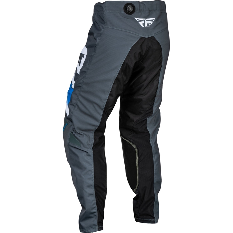 Motokroso kelnės FLY Racing Kinetic Prix blue-grey-white