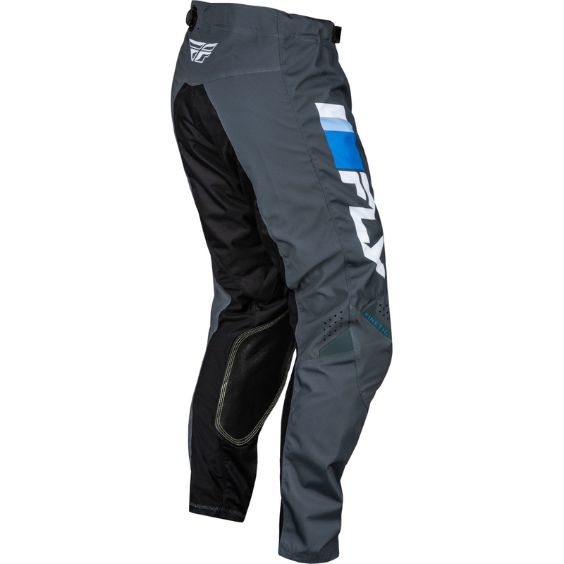 Motokroso kelnės FLY Racing Kinetic Prix blue-grey-white