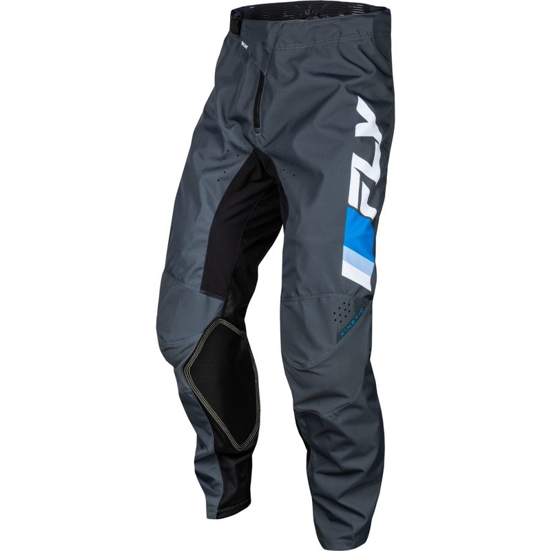 Motokroso kelnės FLY Racing Kinetic Prix blue-grey-white