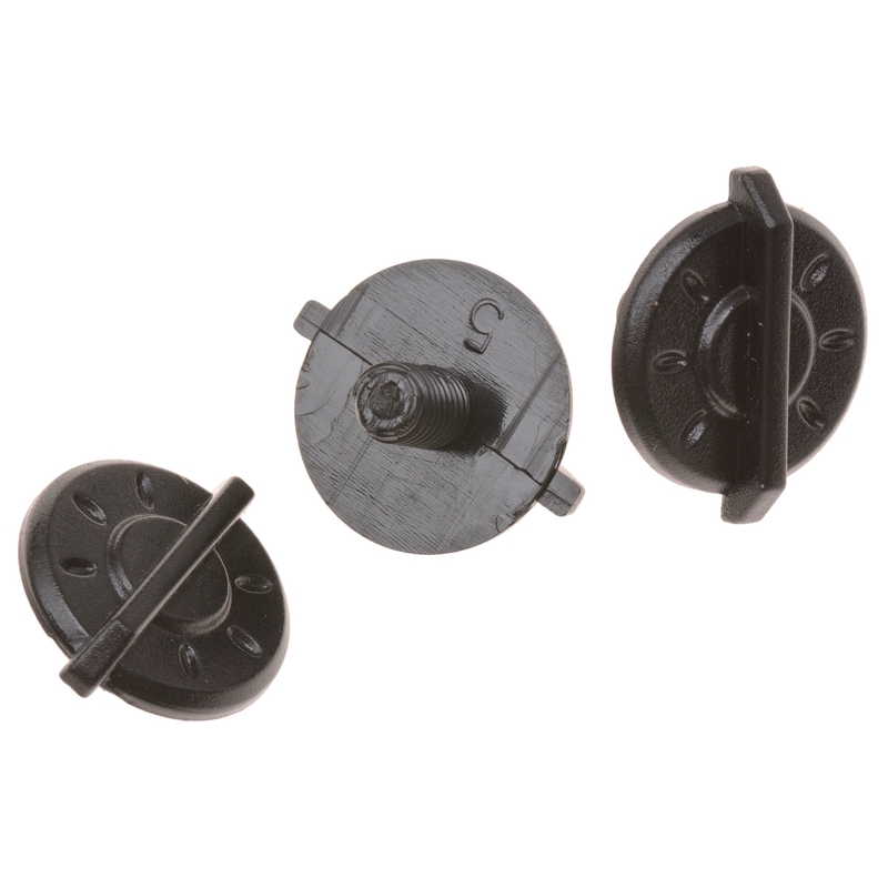 "Cassida Cross Cup" šalmo viziro varžtų rinkinys juodas