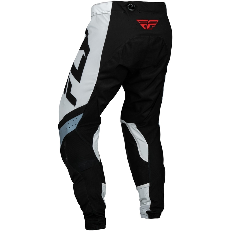 Motokroso kelnės FLY Racing Lite black-white-grey