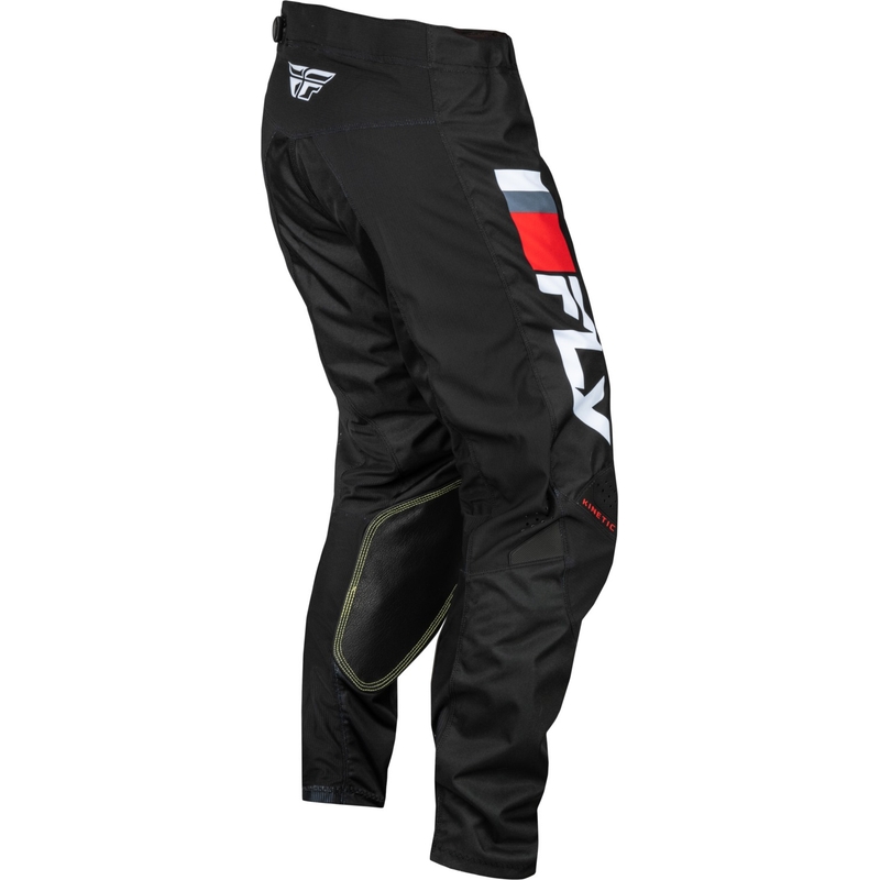 Motokroso kelnės FLY Racing Kinetic Prix red-grey-white