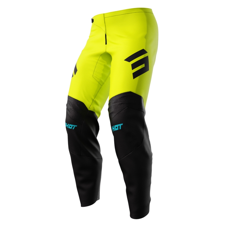 Vaikų motokroso kelnės Shot Iron fluo yellow išpardavimas