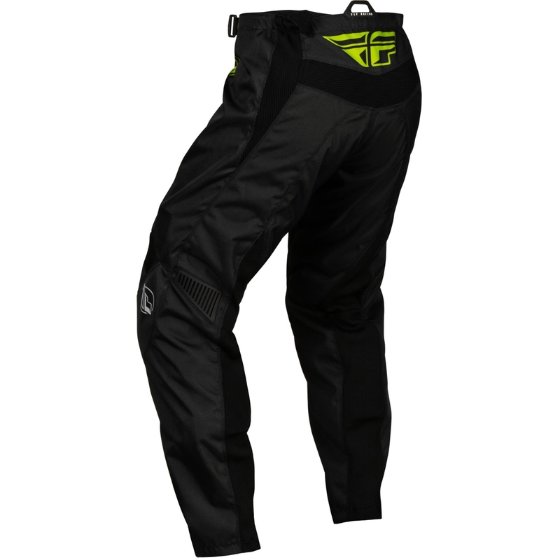 Dětské motokrosové kalhoty FLY Racing F-16 2024 černo-fluo zeleno-šedé výprodej