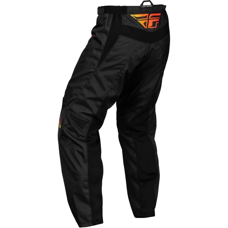 Dětské motokrosové kalhoty FLY Racing F-16 2024 černo-žluto-oranžové výprodej