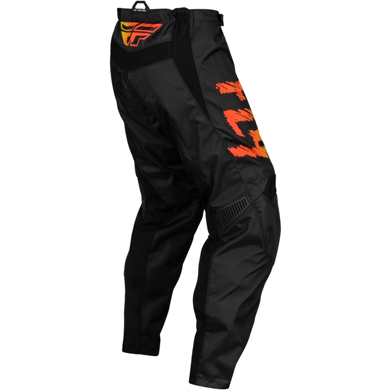Dětské motokrosové kalhoty FLY Racing F-16 2024 černo-žluto-oranžové výprodej