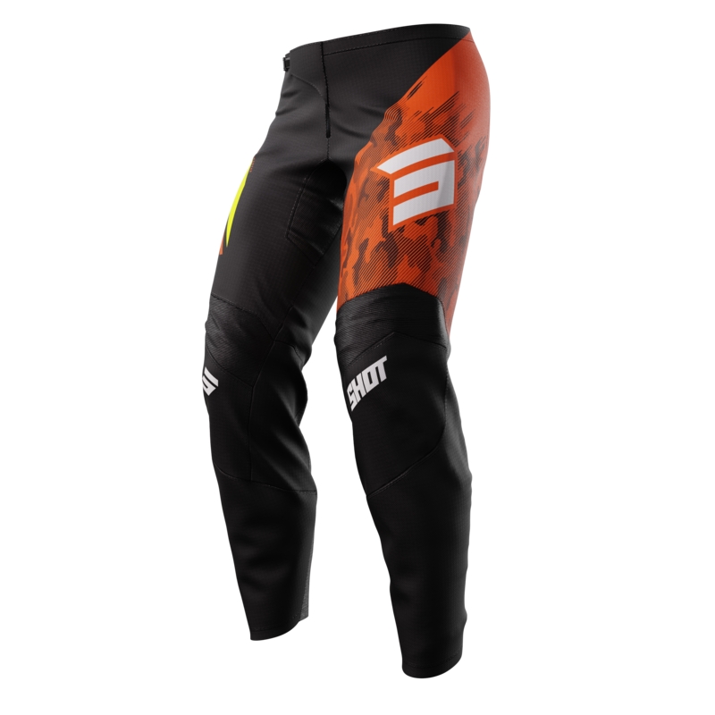 Vaikų motokroso kelnės Shot Matrix orange išpardavimas