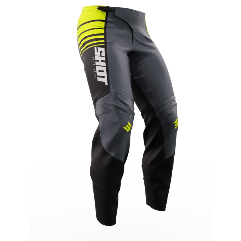 Vaikų motokroso kelnės Shot Peak fluo yellow išpardavimas