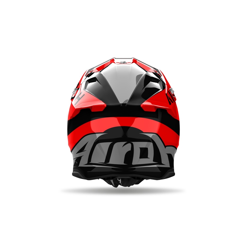Motokroso šalmas Airoh Twist 3 King raudonas blizgus