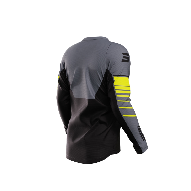 Motokroso marškinėliai Shot Devo Peak fluo yellow išpardavimas