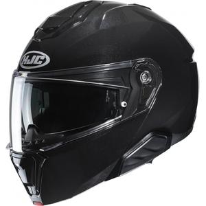 HJC i91 Solid metallic black flip-up motociklininko šalmas