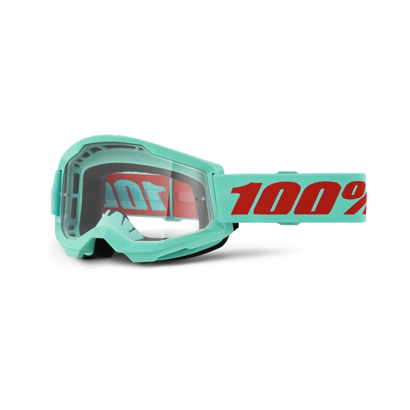 Motokroso akiniai 100% STRATA 2 New Maupiti (skaidrūs plexi)