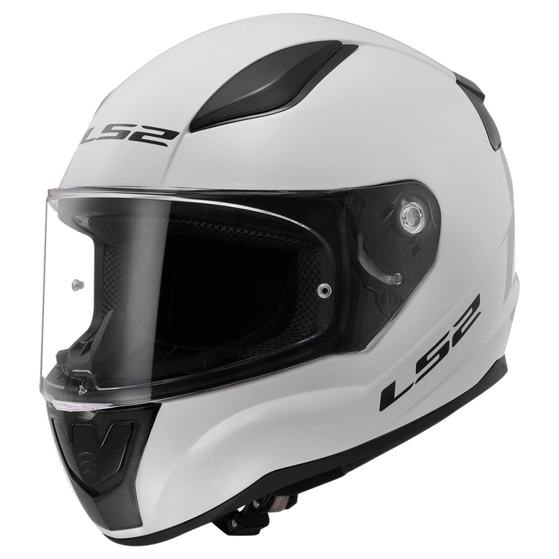 Integruotas motociklininko šalmas LS2 FF353 RAPID II SOLID baltas