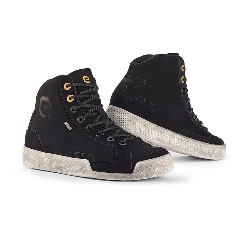 Eleveit ANTIBES WP FULL LEATHER motociklininko batai juodi