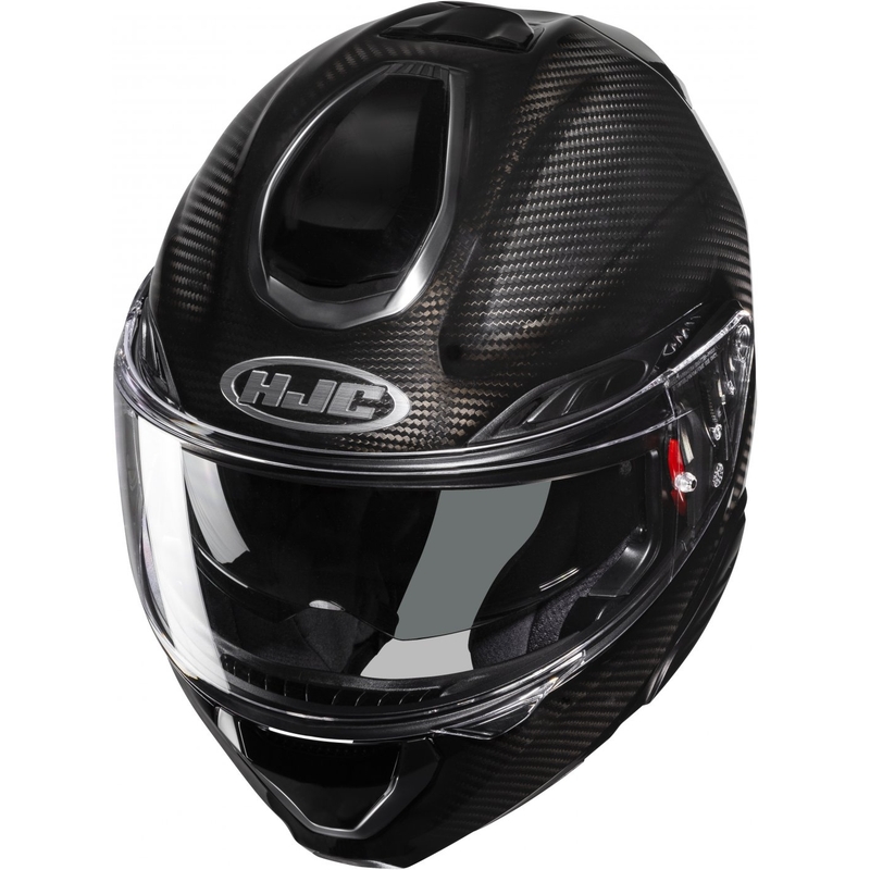 Atlenkiamas motociklo šalmas HJC RPHA 91 CARBON juodas