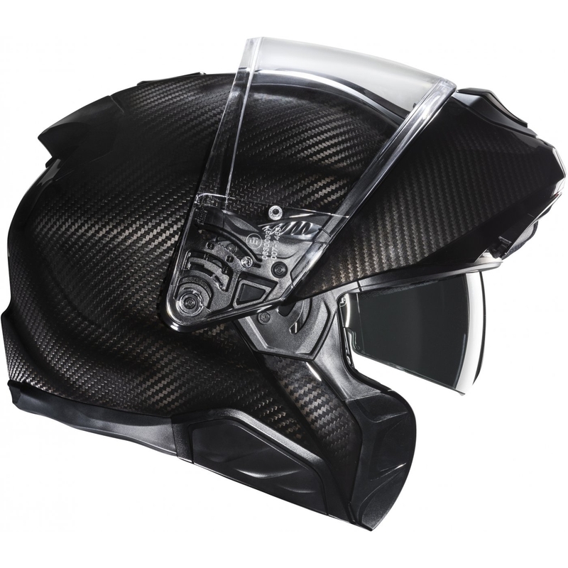 Atlenkiamas motociklo šalmas HJC RPHA 91 CARBON juodas