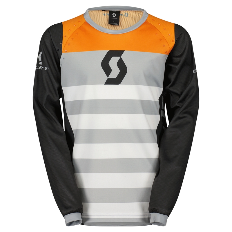 Vaikiški motokroso marškinėliai Scott EVO RACE black-orange