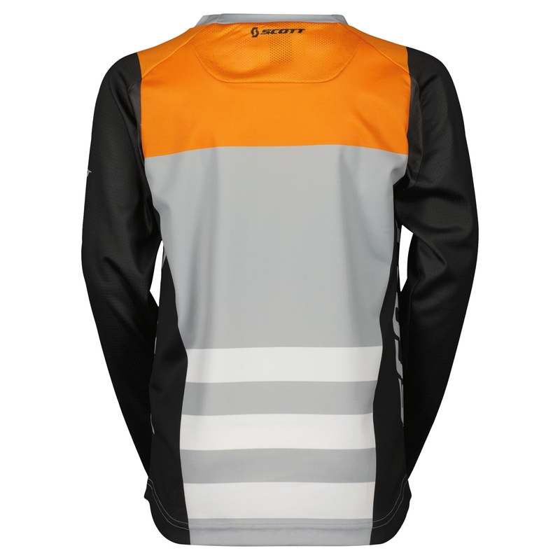 Vaikiški motokroso marškinėliai Scott EVO RACE black-orange