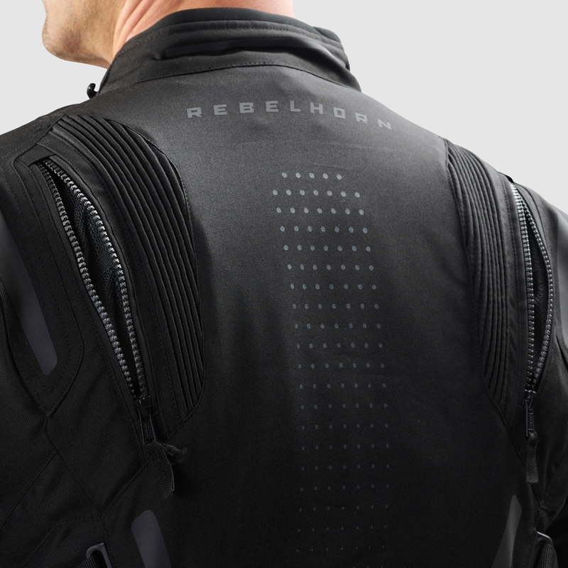 Motociklininko striukė Rebelhorn Hiker IV black