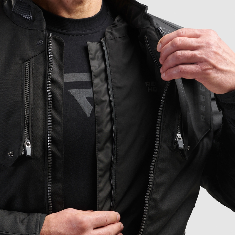Motociklininko striukė Rebelhorn Hiker IV black