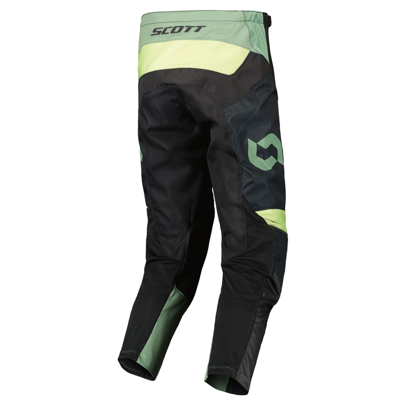 Scott EVO RACE motokroso kelnės žalia-juoda